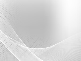 Abstract smooth stylish grey wave modern decorative shape background