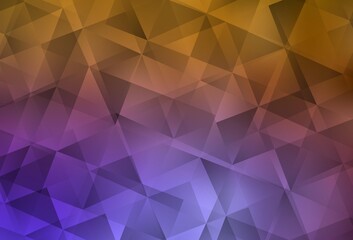 Fototapeta premium Light Pink, Yellow vector polygonal template.