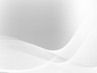 Abstract modern flowing shining grey wave pattern background