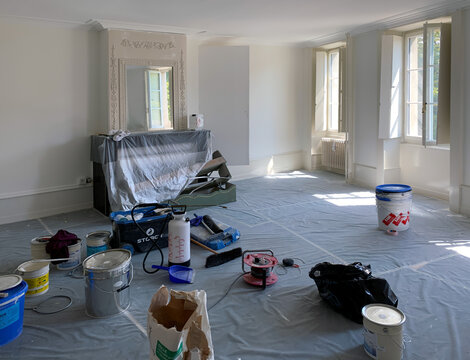 Appartement vide en travaux