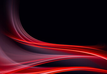 Abstract color dynamic background with lighting effect. Fractal wavy. Fractal art