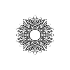 Mandala Art can be used for artwork decoration, coloring or tattoo design.