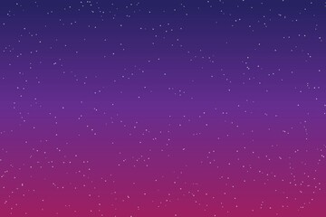 Obraz premium Sky and stars background. Blue and purple space background. The twinkling sky. Vector background.