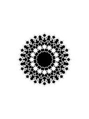 Mandala Art can be used for artwork decoration, coloring or tattoo design.