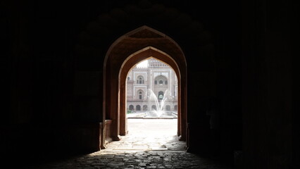 Naklejka premium Safdarjung's Tomb entry gate in New Delhi