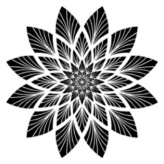 Mandala Art can be used for artwork decoration, coloring or tattoo design.