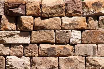 Sydney Australia, closeup of a sandstone drywall construction