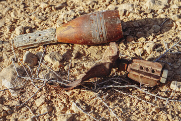 Army training aids and grenades for training