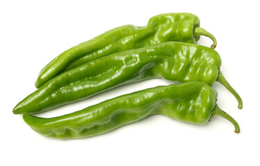 peppers on a white background