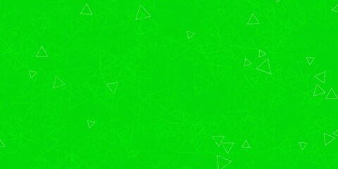 Dark Green vector template with triangle shapes.