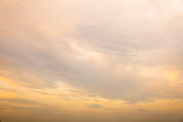 Fototapeta na wymiar Beautiful dramtic cloudy sky sunset background