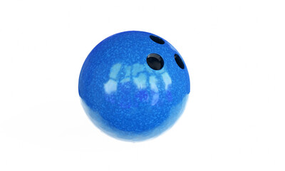 3d render Bowling Ball on white background
