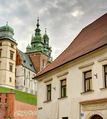 Krakow, Old Town landmarks, HDR Image