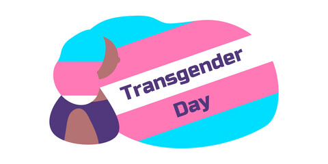 International Transgender Day of Visibility. March 31. for background, banner, card, poster