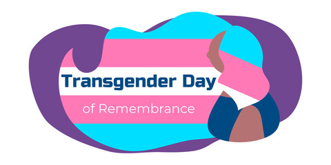 Transgender Day of Remembrance. November 20. for background, banner, card, poster
