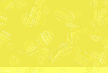 Fototapeta na wymiar Light Yellow vector background with spots.