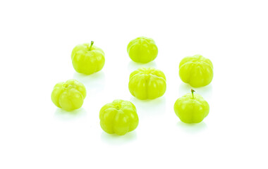 star gooseberry isolated on white background