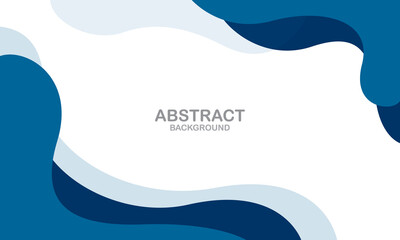 Blue wave background. Vector illustration