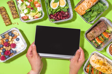 Healthy food delivery lunch boxes