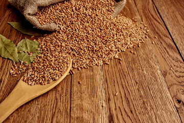 cereal on the table healthy breakfast view from above