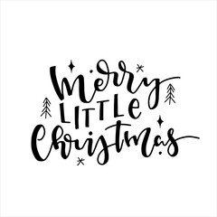 Merry Christmas, Christmas Holiday Celebration Greeting Card Designs. Merry Christmas vector brush lettering. Hand drawn modern brush calligraphy isolated on white background. 