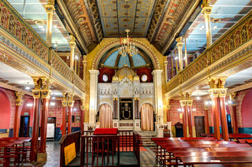 Fototapeta na wymiar Tempel Synagogue, Krakow, HDR Image