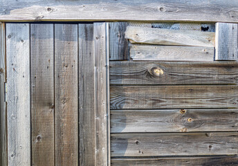 old wooden door