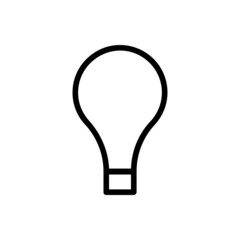 Bulb vector icon set. lighting illustration sign collection. light symbol or logo.