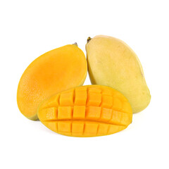 mango fruit isolated on white background