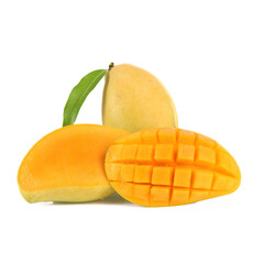 mango fruit isolated on white background