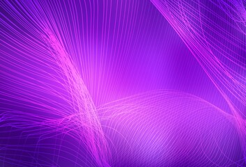 Light Purple, Pink vector blurred shine abstract template.