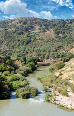 Fototapeta na wymiar River in the valley