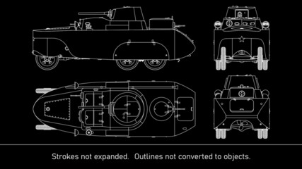 Top, side, back and front view. Top, side, back and front view.