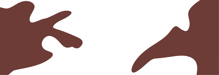 Color splash abstract cartoon background or children playground banner design element. Vector overlay colorful spotty pattern of geometric shape, line and dot in trendy Memphis animation 80s-90s style