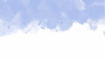 Blue watercolor background for your design, watercolor background concept, vector.