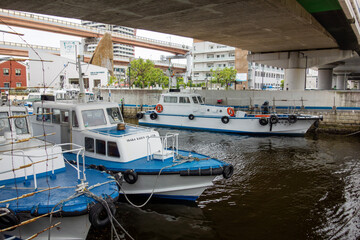 Fototapeta premium boats in the harbor