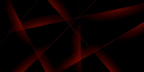 Modern black and red background vector