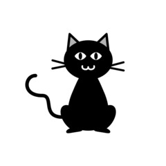 黒猫のイラスト