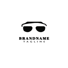 sunglasses logo icon design vector illustration
