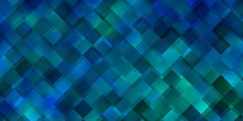 Light BLUE vector pattern in square style.