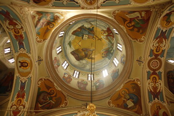 Fototapeta na wymiar church frescoes
