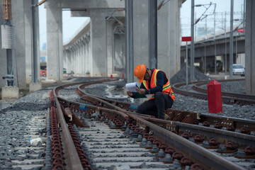worker on the railway