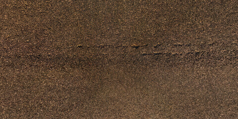 view from above on texture of old asphalt road
