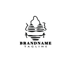 bikini logo icon template vector illustration