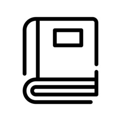 book  simple line icon