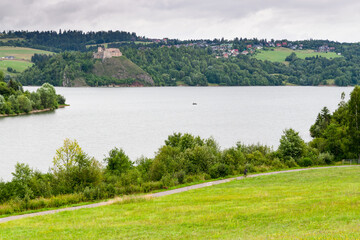 View of the lake in Poland, Czorsztyn