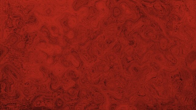 Abstract Pattern Texture, Red Background, 3D Illustration