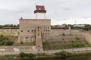 Estonia. Narva. The ancient Narva fortress (Herman's Castle).