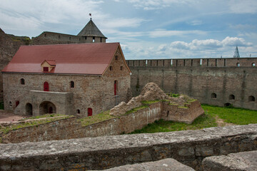 Russia. Ivangorod. Types of Ivangorod. Ivangorod Fortress Museum.