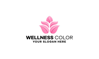 Wellness Gradient Logo Template